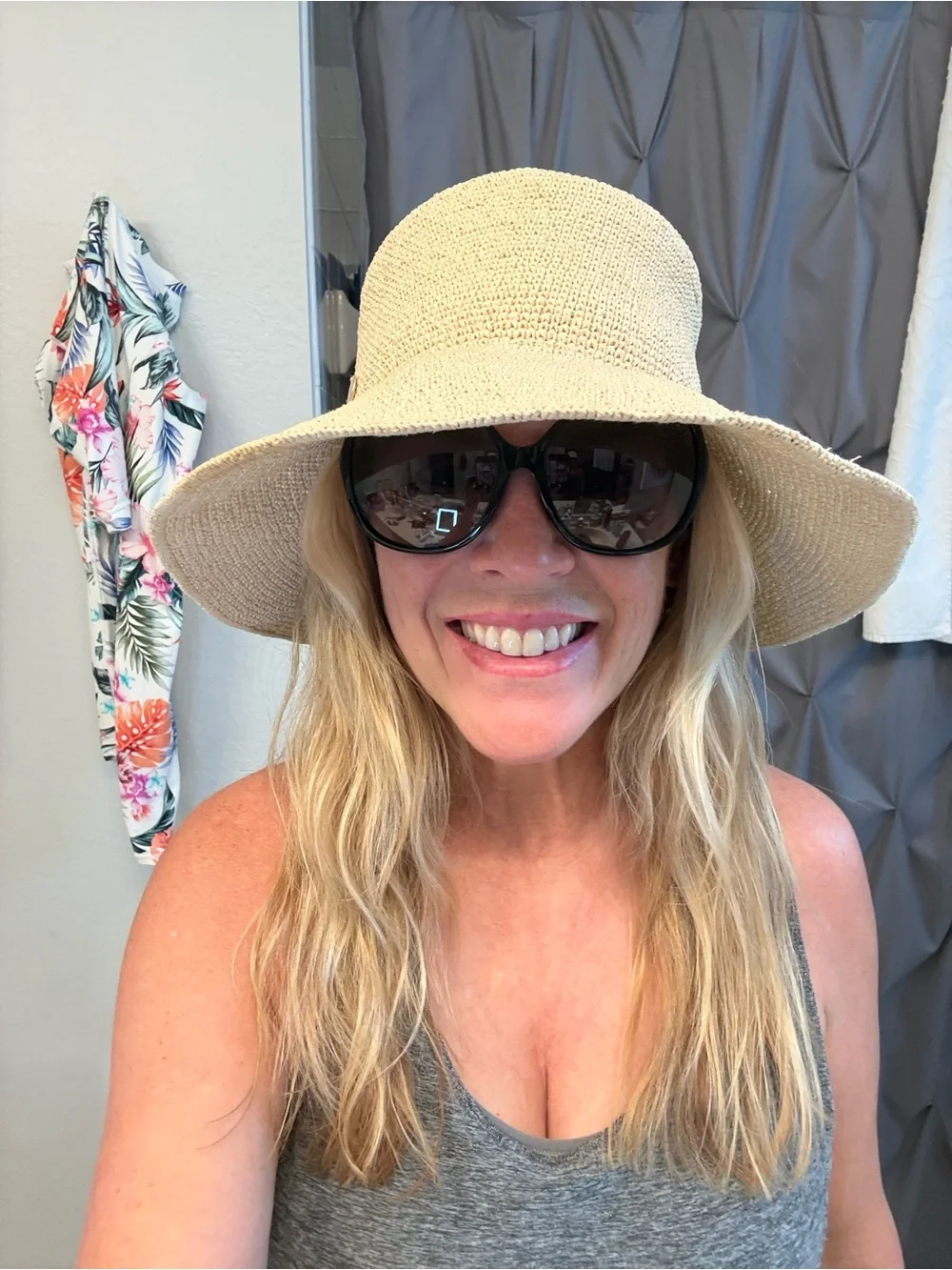 Burberry Black Gradient Oversized Butterfly Sunglasses
